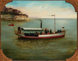 Unbekannt um 1888 - Das Dampfschiff Amalia