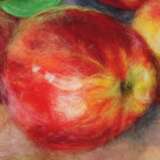 Спелые яблоки Laine живопись шерстью Art contemporain Nature morte Kazakhstan 2020 - photo 3