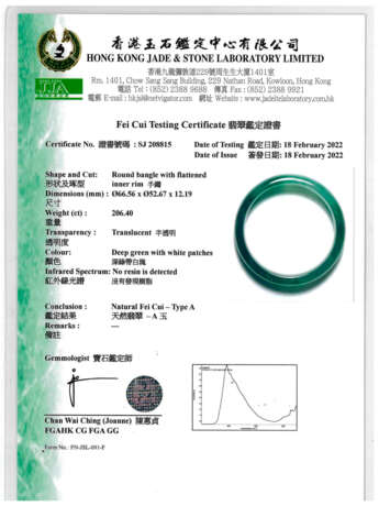 JADEITE BANGLE - Foto 5