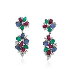 MULTI-GEM EARRINGS