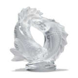 A LALIQUE DOUBLE FISH SCULPTURE - photo 1