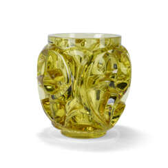 A LIMITED EDITION LALIQUE 'TOURBILLONS' CRYSTAL VASE 