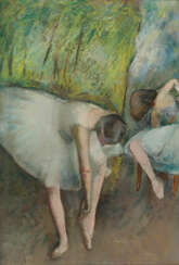 Frankreich (Jean-Louis Forain, 1852 Reims - 1931 Paris, Umkreis?) Anfang 20. Jh. - Zwei Balletttänzerinnen