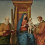 Giovanni Bellini, Nachfolge - Maria mit dem Kind und den Hll. Andreas und Stephanus - фото 1