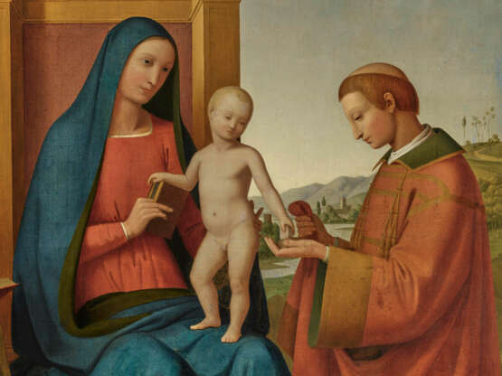 Giovanni Bellini, Nachfolge - Maria mit dem Kind und den Hll. Andreas und Stephanus - Foto 2