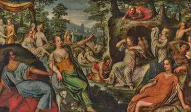 Niederlande (?) Ende 16. Jh. - Diana mit ihren Nymphen im Bade