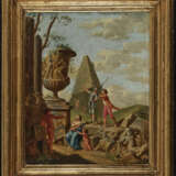 Italien (Giovanni Paolo Pannini, 1691 Piacenza - 1765 Rom, Nachfolge?) - Cappriccio mit Cestius-Pyramide und Vase Borghese - Foto 2