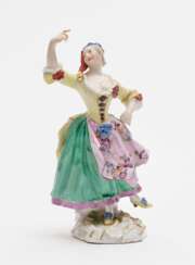 Tanzende Columbine - Meissen, 18. Jh., Modell von J. J. Kändler