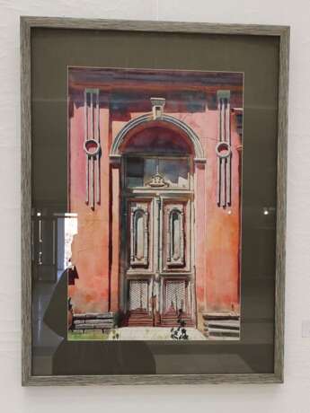 Моя любимая дверь Watercolor paper Watercolor painting Realism современный реализм Uzbekistan 2021 - photo 2
