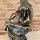 Statuette “Young woman .”, полистоун покрытый бронзой, Molding, Romanticism, Скульптура малой формы, Italy, 2005 - photo 4