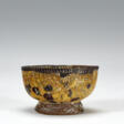 A GREEK YELLOW MOSAIC GLASS FOOTED BOWL - Auktionsarchiv
