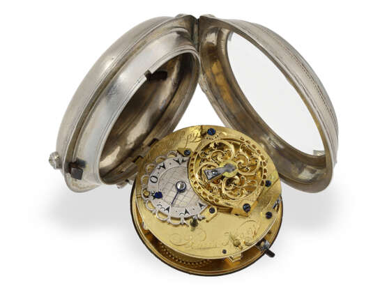 Taschenuhr: attraktive, große Taschenuhr für den osmanischen Markt mit Gold/Emaillezifferblatt, Julien Le Roy Paris, ca.1770 - Foto 2