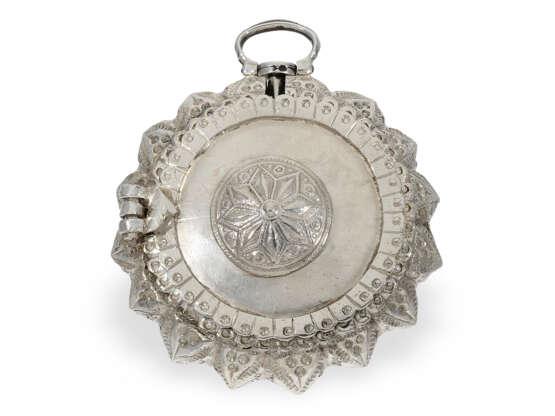 Große silberne Taschenuhr für den osmanischen Markt mit ungewöhnlichem Übergehäuse, Edward Prior London, ca.1813 - photo 3