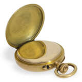 Eine der kleinsten bekannten Gold/Emaille-Taschenuhren/Anhängeuhren hochfeiner Qualität, vermutlich Le Coultre, um 1910 - Foto 5