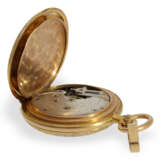 Taschenuhr/Anhängeuhr: sehr seltene Gold/Emaille-Prunksavonnette mit Diamantbesatz, Longines No. 844907, ca.1895 - фото 6