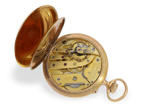 Taschenuhr: feine Glashütter Präzisionstaschenuhr, Julius Assmann No.18114, ca.1895 - Foto 2