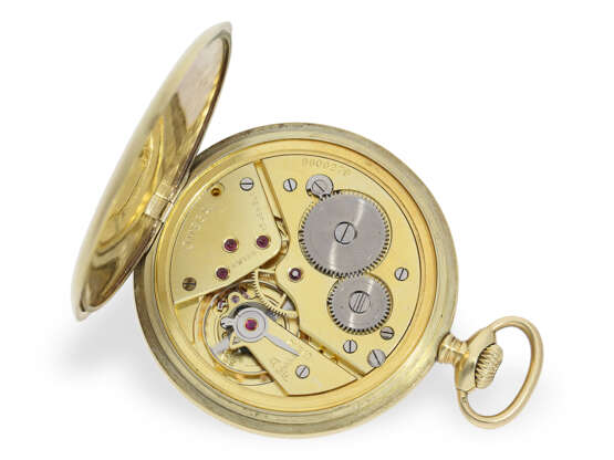 Attraktive Omega Taschenuhr, Frackuhr mit seltenem, pinkfarbenen Zifferblatt, ca.1938 - фото 2