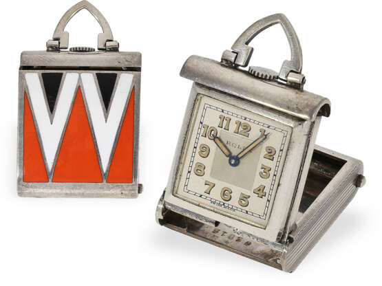 Rare Art déco "Purse-Watch" von Rolex, Ref. 935, emailliertes Gehäuse, äußerst selten, ca.1925-1930 - фото 1