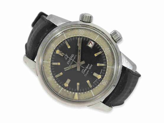 Armbanduhr: gesuchte, große vintage Taucheruhr, Enicar Sherpa Super-Dive Automatic, Ref. 2342, 09/1966 - photo 1