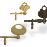3 frühe Kurbelschlüssel für Taschenuhren/Halsuhren aus dem 17. Jahrhundert - фото 2