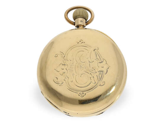 Englische Halbsavonnette, königlicher Uhrmacher J.W. Benson London No. 237202, Hallmarks London 1896 - photo 6