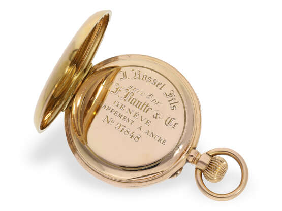 Exquisite Gold/Emaille-Taschenuhr, Rossel & Fils Succ. de Bautte & Cie Geneva No.97848, ca.1880 - фото 3