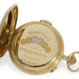 Schwere, große 18K Goldsavonnette mit Minutenrepetition und Chronograph, Picard & Fils La Chaux-de-Fonds No.282841, ca.1900 - photo 3