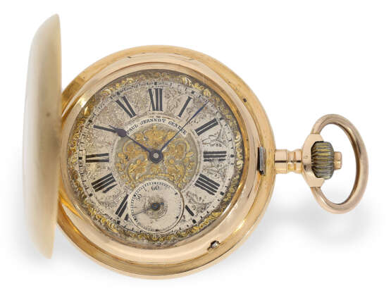 Schwere Genfer Savonnette mit Chronometerhemmung, Paul Jeannot Geneve "Chronometre" No.10276, ca.1880 - photo 1