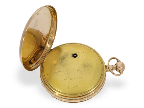 Rare Taschenuhr mit Repetition, eine der frühesten Uhren von Frederik Jürgensen Copenhagen, No.4061, ca.1815 - Foto 2