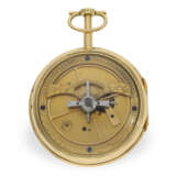Bedeutende Taschenuhr mit Goldgehäuse, Pouzait-Hemmung, goldener Pouzait-Unruh und Seconde Morte, Robert & Courvoisier No. 88693, ca.1790, eine der ersten Uhren für den chinesischen Markt! - Foto 3