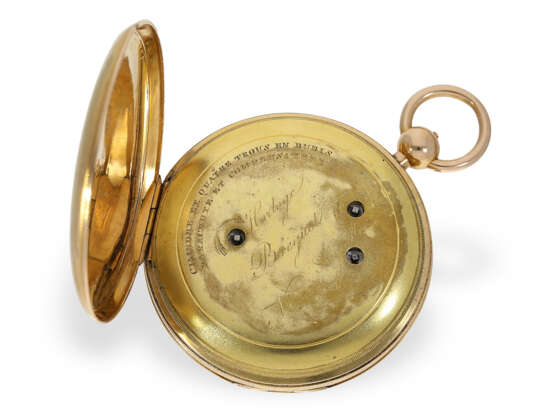 Taschenuhr: bedeutende und extrem seltene Clockwatch, signiert Piguet & Meylan, vermutlich geliefert an Breguet Paris, um 1825 - фото 4