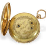 Taschenuhr: bedeutende und extrem seltene Clockwatch, signiert Piguet & Meylan, vermutlich geliefert an Breguet Paris, um 1825 - photo 4