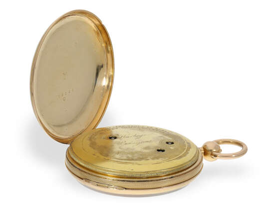 Taschenuhr: bedeutende und extrem seltene Clockwatch, signiert Piguet & Meylan, vermutlich geliefert an Breguet Paris, um 1825 - фото 5