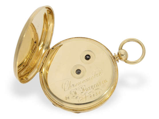 Hochfeines Taschenchronometer, Jules Jürgensen No.2235, ca. 1838-1840, möglicherweise das früheste noch existierende Jürgensen Chronometer - photo 3