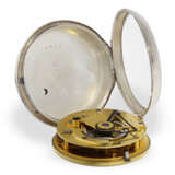 Taschenuhr: bedeutendes und extrem seltenes Arnold Taschenchronometer mit "right-angle compensation", Jn.R.Arnold No.3022, Hallmarks 1818 - photo 3