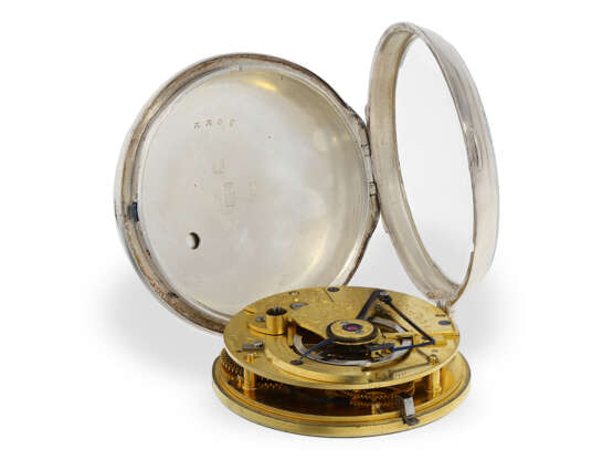 Taschenuhr: bedeutendes und extrem seltenes Arnold Taschenchronometer mit "right-angle compensation", Jn.R.Arnold No.3022, Hallmarks 1818 - фото 3