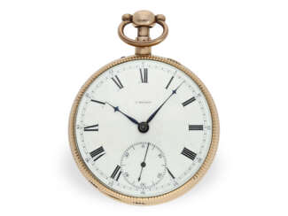 Taschenuhr: bedeutendes, schweres Taschenchronometer mit Repetition, James Bisset London No.1185, ca.1810