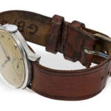 Armbanduhr: frühe oversize IWC Stahluhr, um 1940, sog. Ur-Portugieser - photo 4
