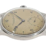 Armbanduhr: frühe oversize IWC Stahluhr, um 1940, sog. Ur-Portugieser - photo 6