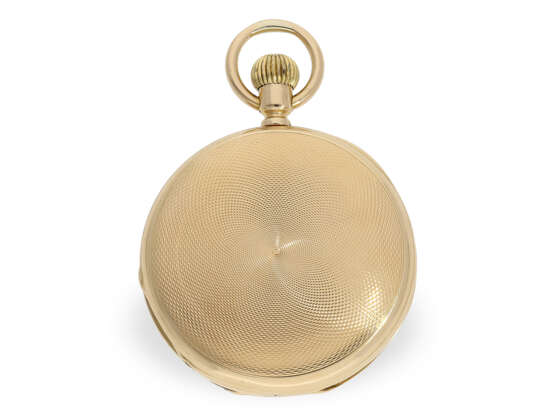 Hervorragend erhaltene, besonders große Patek Philippe Goldsavonnette, Ankerchronometer in seltener Ausführung, No.74243, ca.1884 - Foto 8