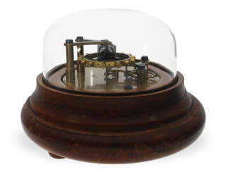 Glashütter Schuluhr, Gangmodell eines Glashütter Ankerchronometers mit zylindrischer Spirale, Emil Reichard - Deutsche Uhrmacherschule Glashütte 1928/1929