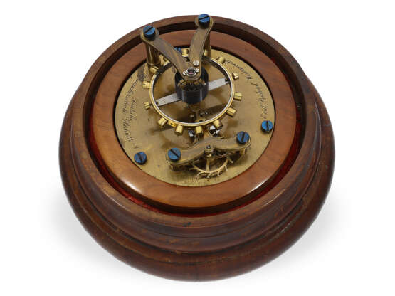 Glashütter Schuluhr, Gangmodell eines Glashütter Ankerchronometers mit zylindrischer Spirale, Emil Reichard - Deutsche Uhrmacherschule Glashütte 1928/1929 - фото 4