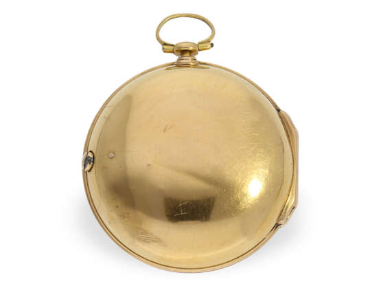 Technisch interessante, frühe englische Zylinderuhr mit Hallmarks von 1759, George Lidsay No.446, Uhrmacher des Prince of Wales - photo 5