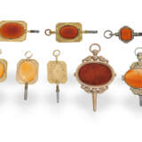 Uhrenschlüssel: außergewöhnliche Sammlung hochfeiner Spindeluhrenschlüssel, ca. 1700-1820 - Foto 4