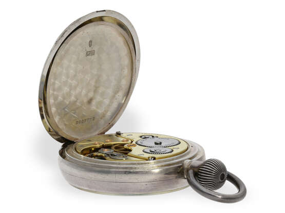 Taschenuhr: extrem seltenes Zenith Beobachtungschronometer "20 ½''' Superior" No. 1607782, mit Holzschatulle, ca.1910 - фото 4