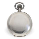 Taschenuhr: extrem seltenes Zenith Beobachtungschronometer "20 ½''' Superior" No. 1607782, mit Holzschatulle, ca.1910 - Foto 6