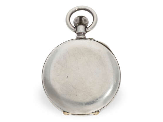 Rarität, einziges bekanntes Ulysse Nardin Beobachtungs-Chronometer mit 24h-Zifferblatt und Gangreserve, No.11336, Chronometerprüfung 1908 - Foto 6