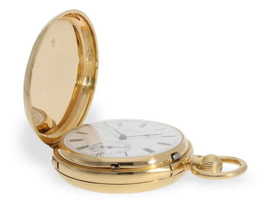 Bedeutende Goldsavonnette, königlicher Uhrmacher Dent London No.30804, Grande & Petite Sonnerie Trip-Minute Repeater, ca.1890 - Foto 5