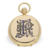 Bedeutende Goldsavonnette, königlicher Uhrmacher Dent London No.30804, Grande & Petite Sonnerie Trip-Minute Repeater, ca.1890 - Foto 7