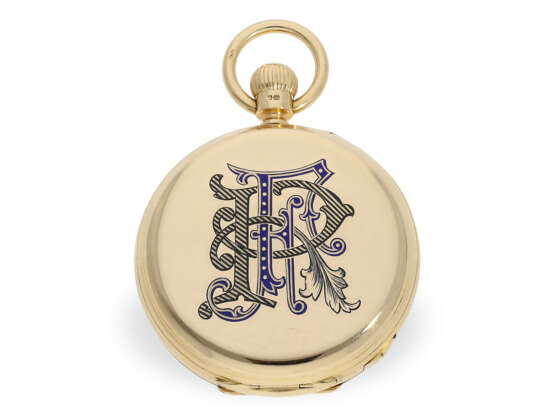 Bedeutende Goldsavonnette, königlicher Uhrmacher Dent London No.30804, Grande & Petite Sonnerie Trip-Minute Repeater, ca.1890 - фото 7